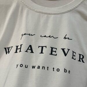 White Whatever Tee